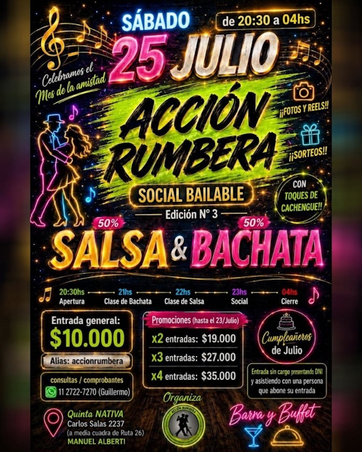 Acción Rumbera - Social Bailable Edición Nº 3