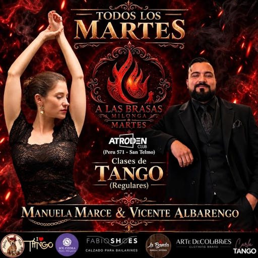 Clases regulares de tango A las Brasas