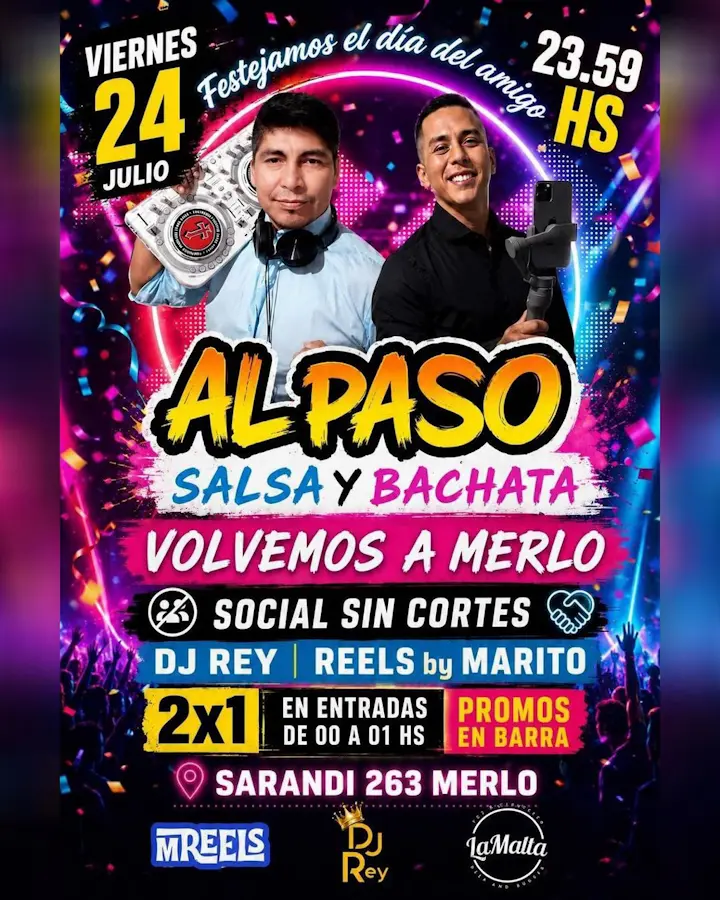 Al Paso Salsa y Bachata - Volvemos a Merlo