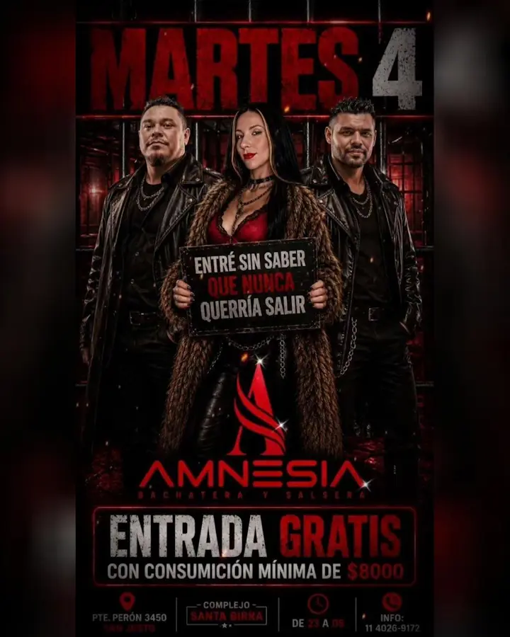 Amnesia Bachatera y Salsera