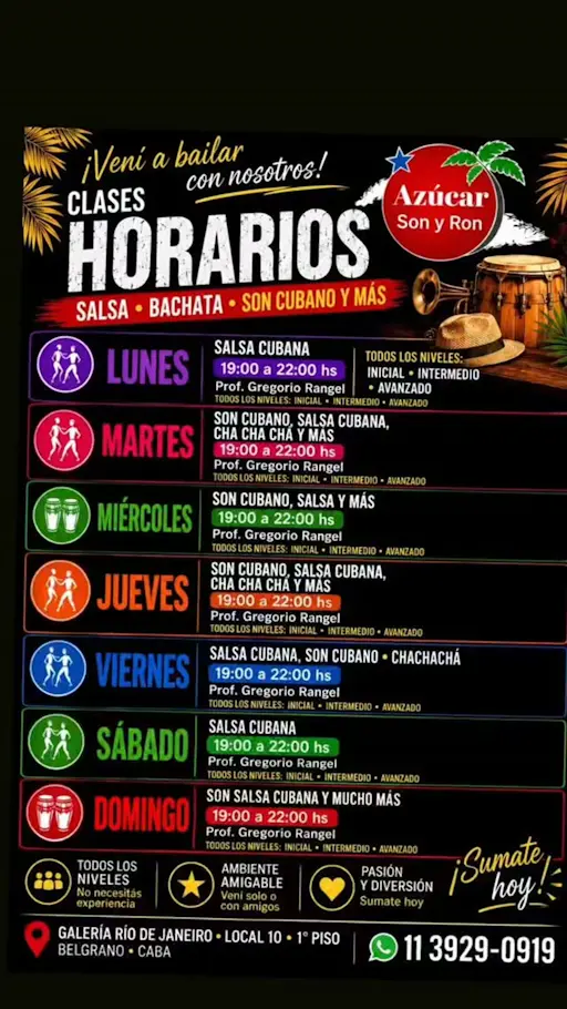 Son, Salsa Cubana y Mucho Más - Clase — Domingo