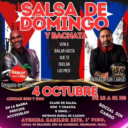 Salsa de Domingo y Bachata