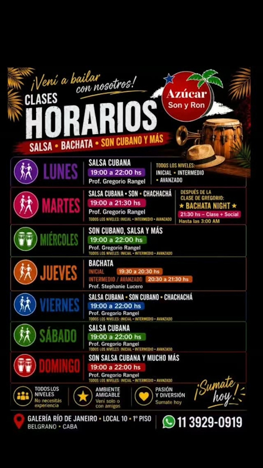 Salsa Cubana y Salsa Cubana - Clase — Lunes