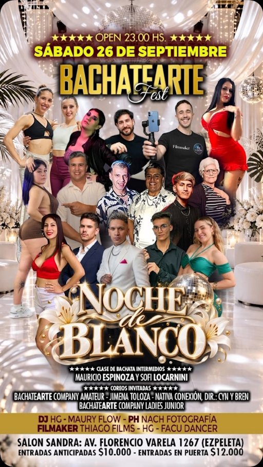 BachateArte Fest: Noche de Blanco