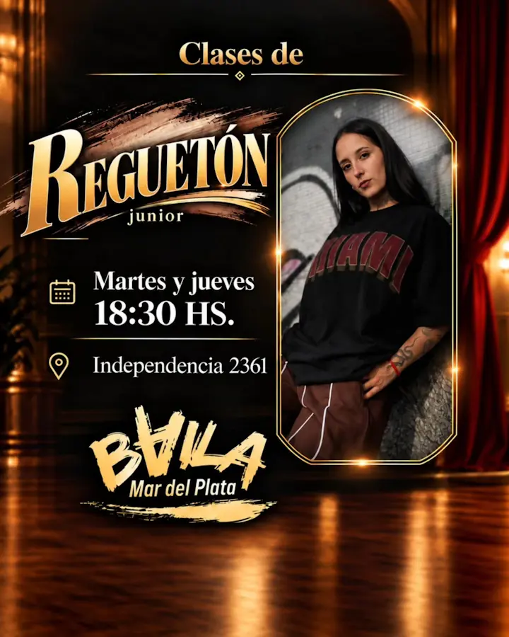 Reguetón junior - Clase — Martes