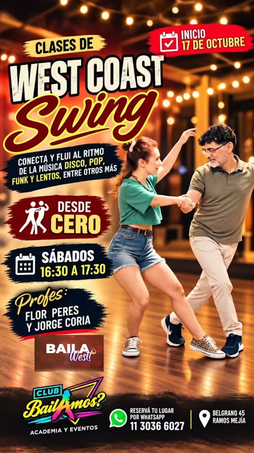 Clases de West Coast Swing