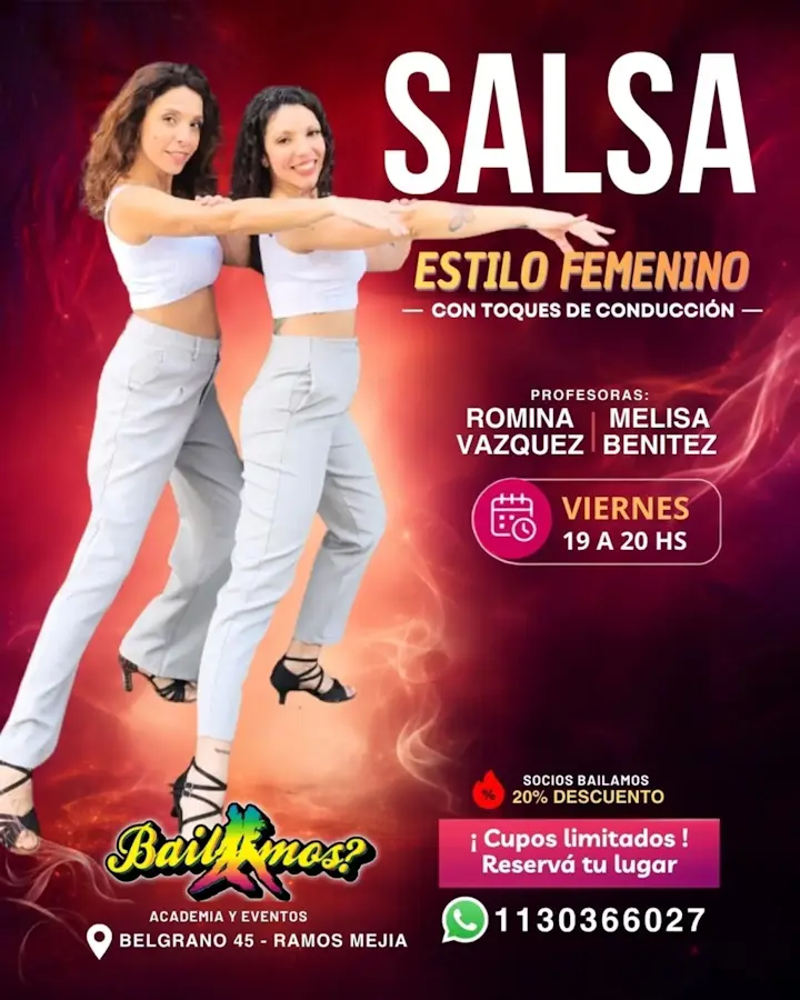 Salsa Estilo Femenino con toques de conducción