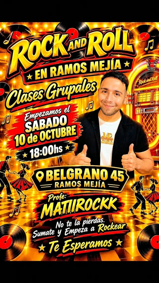 Clases grupales de Rock and Roll