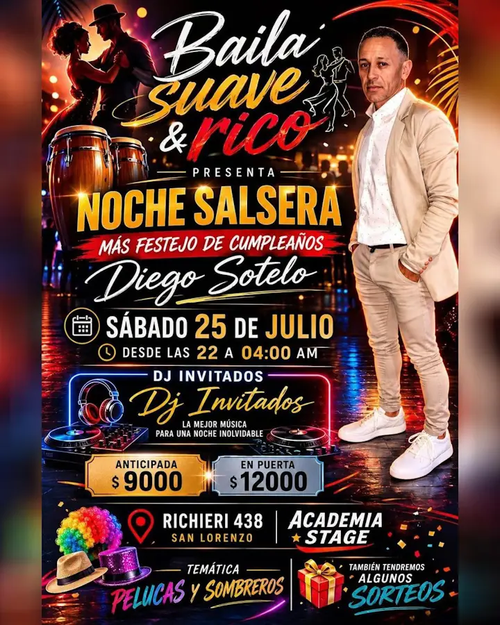 Noche Salsera - Festejo de Cumpleaños Diego Sotelo