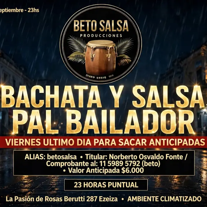 Bachata y Salsa pal Bailador