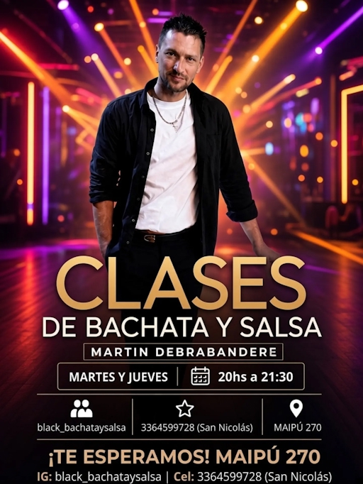 Bachata y salsa - Clase — Martes