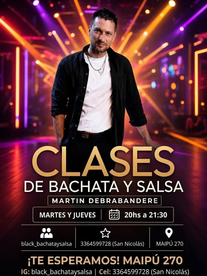 Bachata y salsa - Clase — Martes