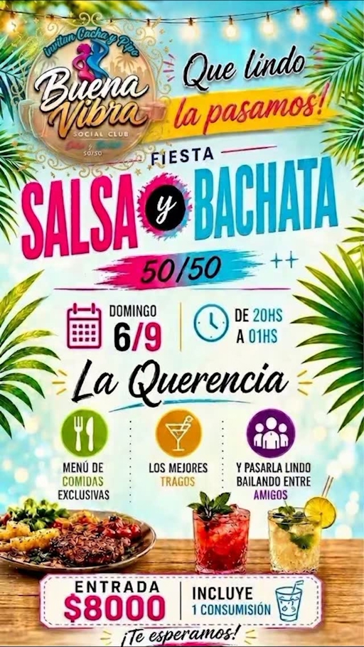 Fiesta Salsa y Bachata 50/50