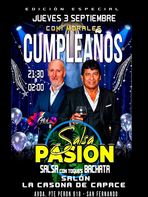 Cumpleaños de Coki Morales
