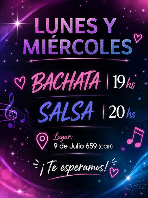 Bachata - Clase — Miercoles