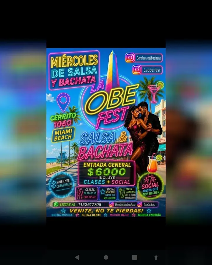La OBE Fest - Miércoles de Salsa y Bachata