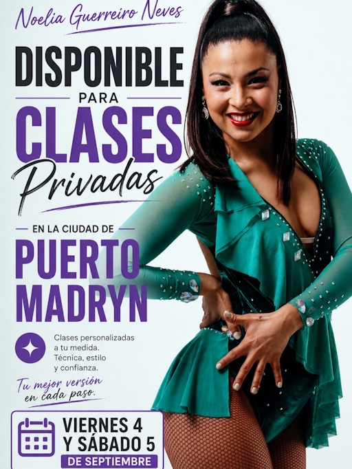 Clases privadas de Noelia Guerreiro Neves en Puerto Madryn