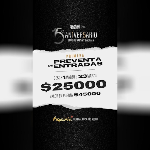 15° Aniversario