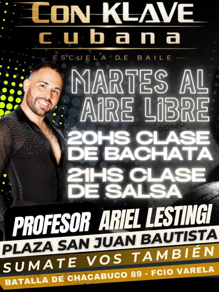 Martes al aire libre — Bachata y Salsa