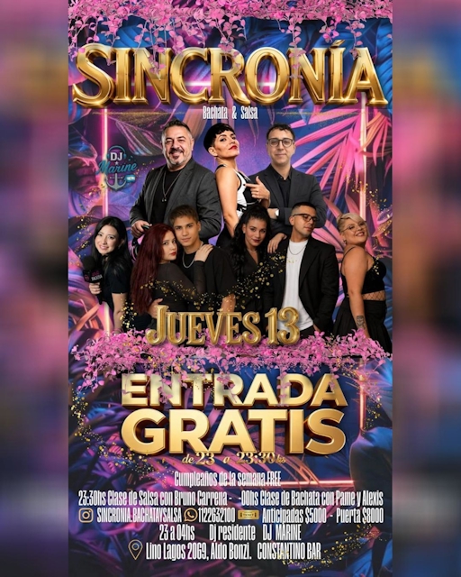 Noche de Sincronía Bachata y Salsa