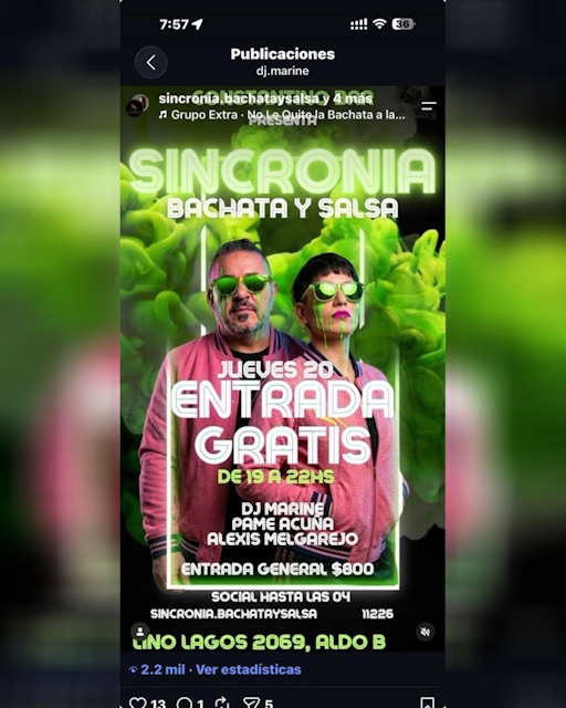 Noche de Sincronía Bachata y Salsa