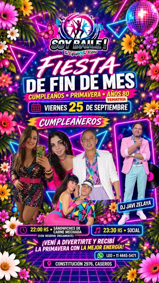 Fiesta de fin de mes