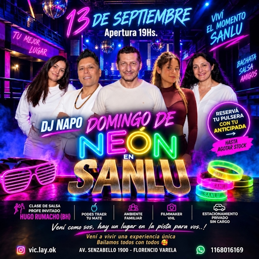 Domingo de Neón en Sanlu