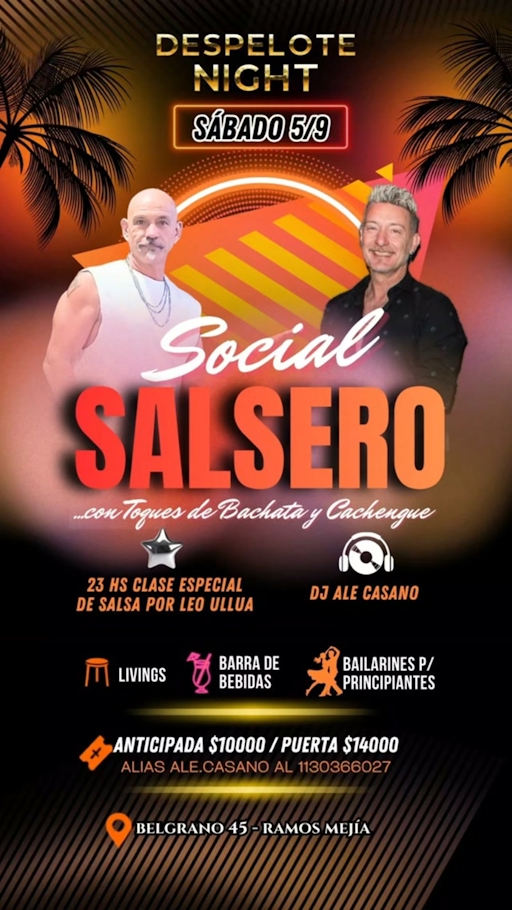 Despelote Night - Social Salsero