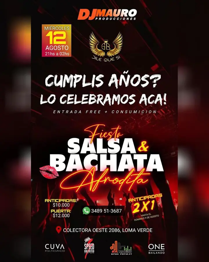 Fiesta Salsa & Bachata Afrodita
