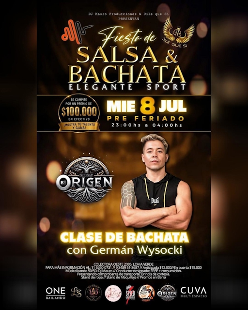 Fiesta de Salsa & Bachata Elegante Sport