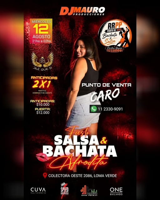 Fiesta Salsa & Bachata Afrodita