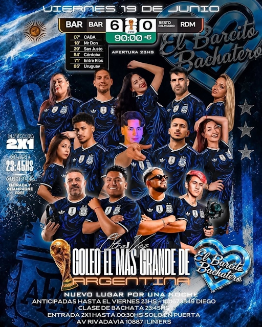 El Barcito Bachatero - Noche Especial en Liniers