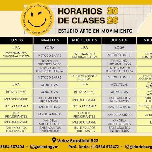Ritmos +50 primeros pasos - Clase — Viernes
