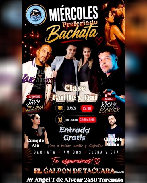 Miércoles Prefe feriado Bachata