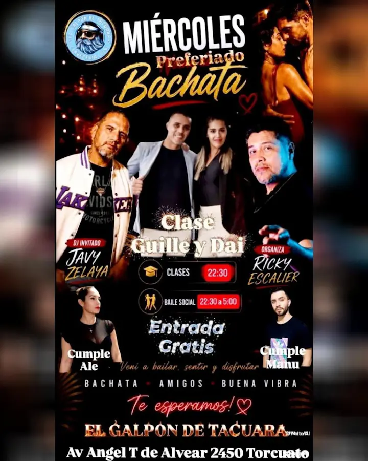 Miércoles Prefe feriado Bachata