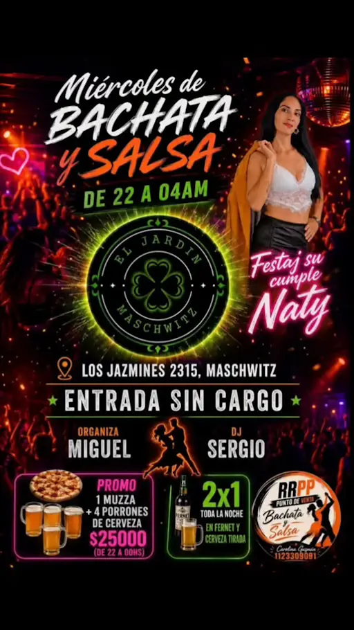 Miércoles de Bachata y Salsa