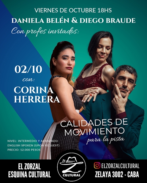 Clases de Tango con Daniela Belén & Diego Braude