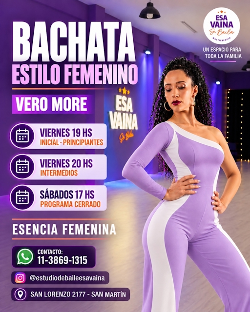 Bachata Estilo Femenino - Intermedios — Viernes