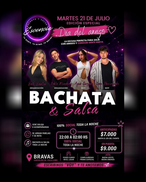 Día del Amigo - Bachata & Salsa