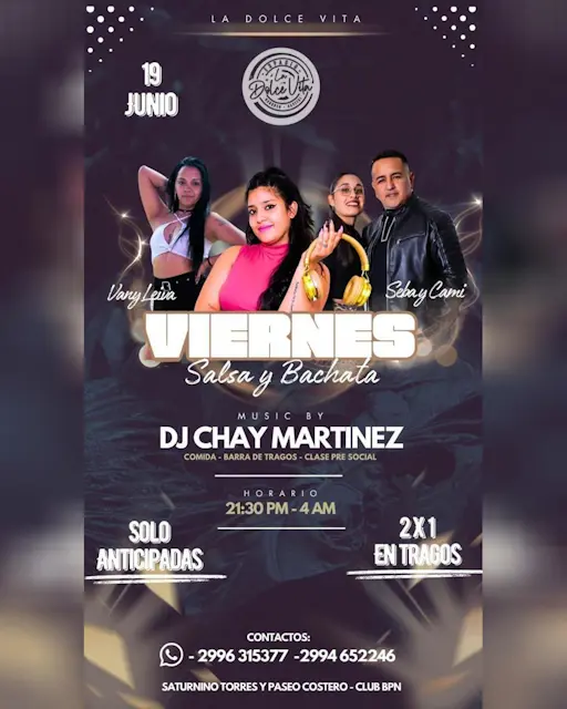 Viernes Salsa y Bachata