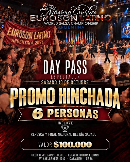 Euroson Latino Argentina 2026 - Final Nacional (sabado)