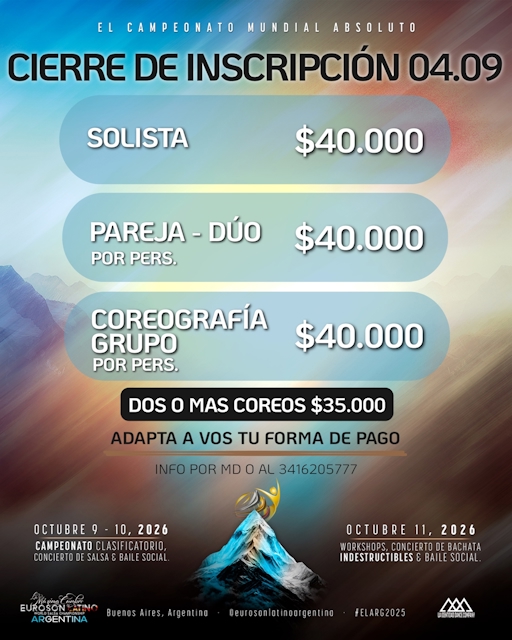 Euroson Latino World Salsa Championship Argentina