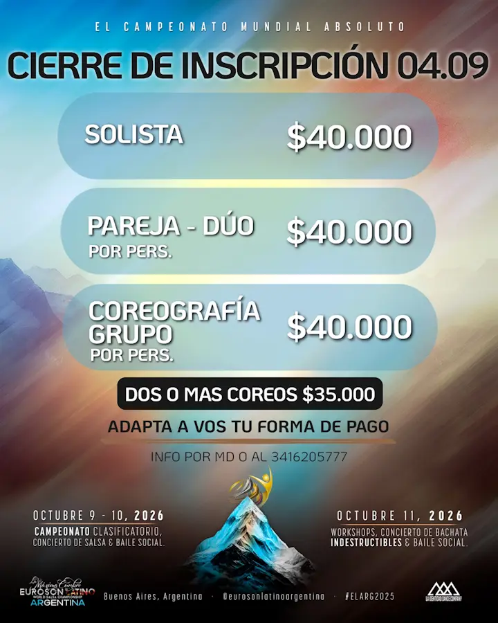 Euroson Latino World Salsa Championship Argentina