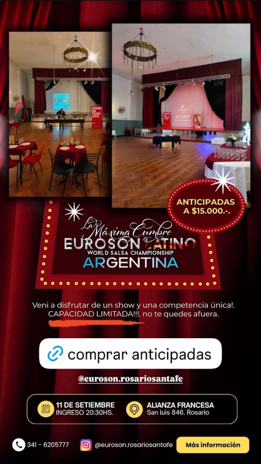 La Máxima Cumbre Euroson Latino World Salsa Championship Argentina