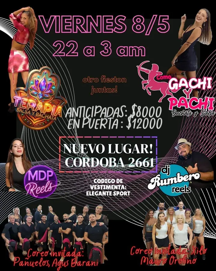 Terapia Salsa y Bachata x Como Gachi y Pachi