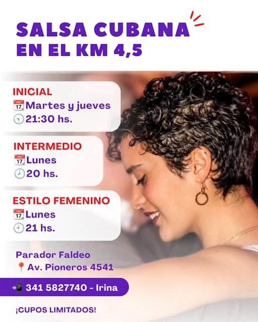 Salsa cubana inicial - Clase — Martes