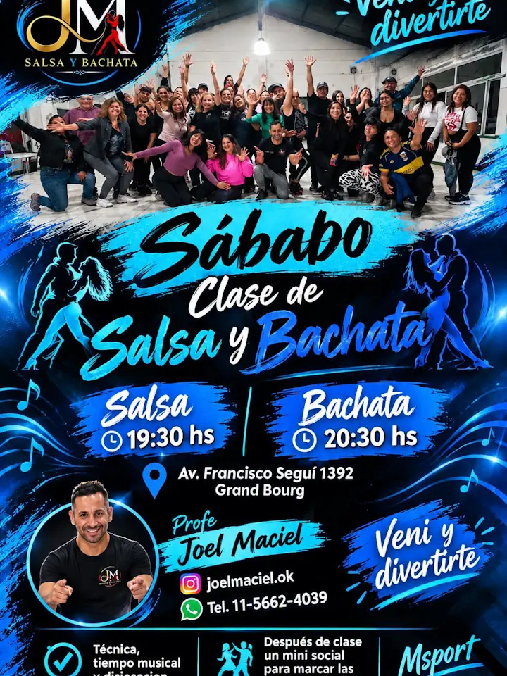 Clase de Salsa y Bachata