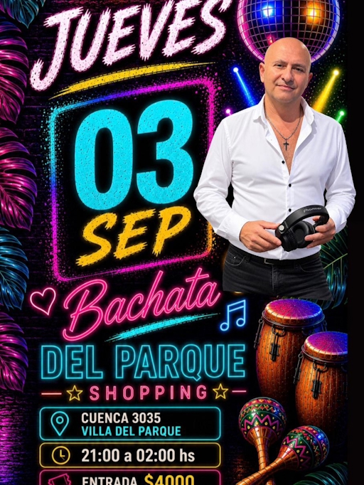 Jueves de Bachata en el Shopping de Villa del Parque