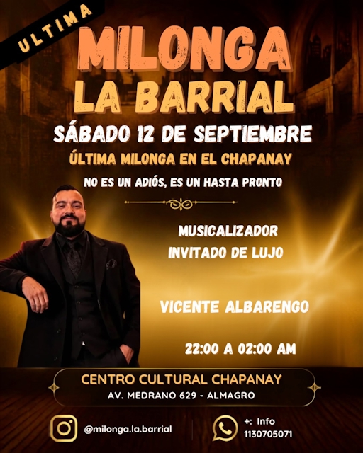 Última Milonga La Barrial