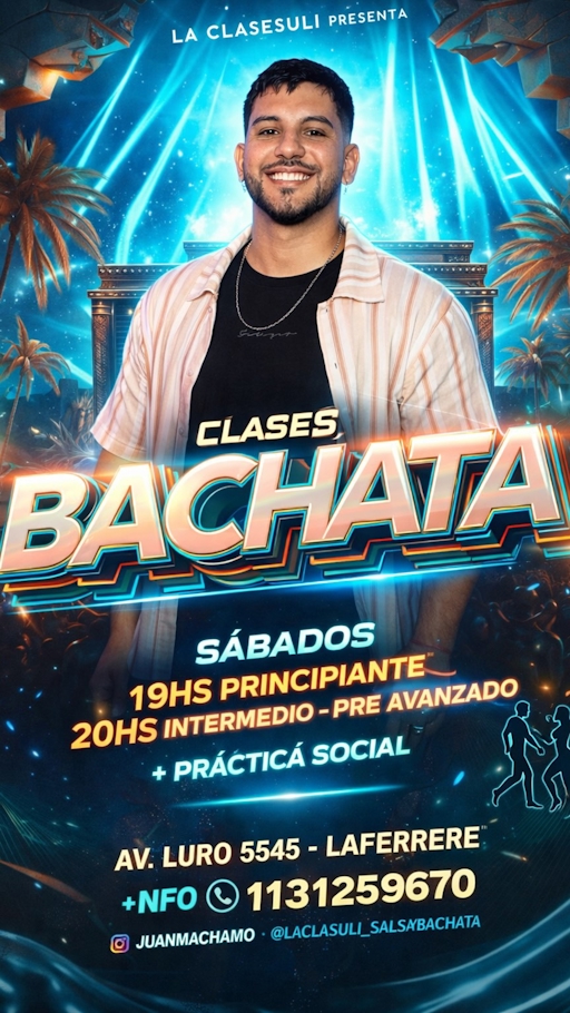 Bachata - Clase Principiante — Sabado
